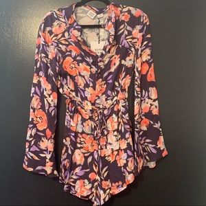 Somedays Lovin Floral Romper/Playsuit XS NWT